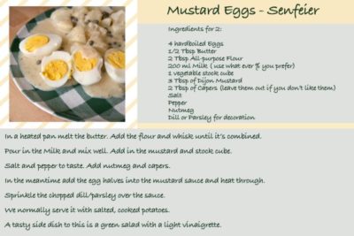 Eggs in Mustard Sauce